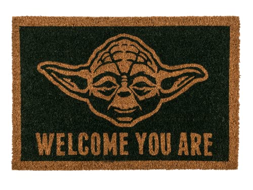 Out of the blue Fußmatte, Star Wars - Yoda, ca. 60 x 40 cm, mit Headercard zum Aufhängen