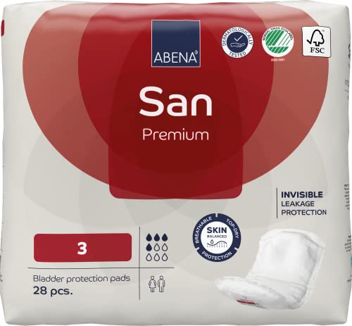 Abena San Premium Nr. 3 - Inkontinenzeinlagen bei Blasenschwäche und Harndrang