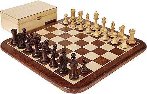CAZARU Schach-Sets und Bretter Set & Aufbewahrungsbox – 10,2 cm King Height Intelligence, Exchange Game Party