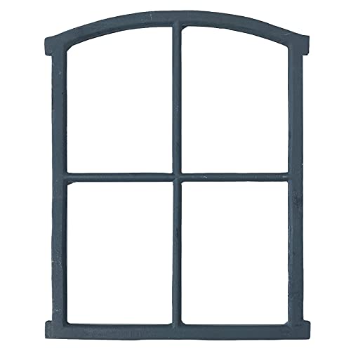 aubaho Fenster grau Stallfenster Eisenfenster Scheunenfenster Eisen 64cm Antik-Stil (h)