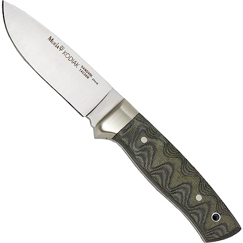 Muela Unisex – Erwachsene Messer Kodiak Micarta, Silber, one Size