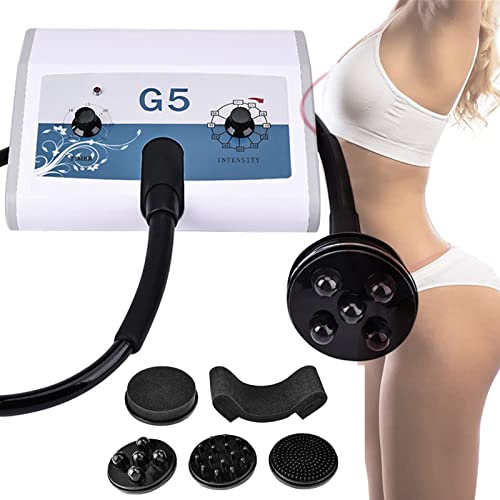 CICOLO Hochfrequenz G5 Vibrationsmassage -Abschlüsselungsmaschine, elektrische Cellulite -Vibration Fettbrenner, Körperbewirtschaftungsmaschine mit 5 Massageköpfen,A