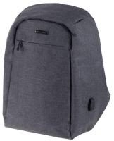 LIGHTPAK Rucksack bis 38,1 cm (15 Zoll) Polyester grau