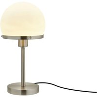 KHG Tischleuchte, Nickel matt - silber - 39 cm - Lampen & Leuchten > Innenleuchten > Tischlampen - Möbel Kraft
