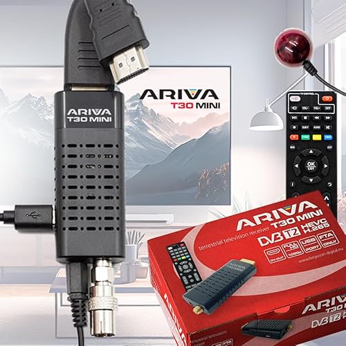 Ariva T30 MINI DVB-T2 H.265 HEVC Wi-Fi Teletext Timeshift