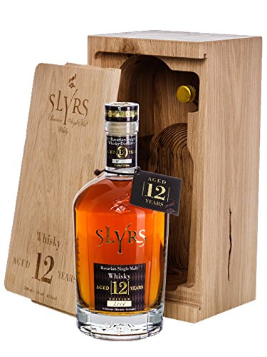Slyrs Bavarian Whisky - 12 Jahre in HOLZKISTE (Jahrgang 2006) 0,7 Liter