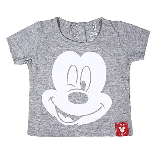 Mickey Jungen 137114 T-Shirt, grau, 92