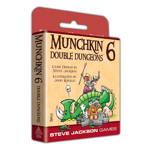 Steve Jackson Games 1576 - Munchkin 6 - Double Dungeons Expanded Edition (englische Ausgabe)