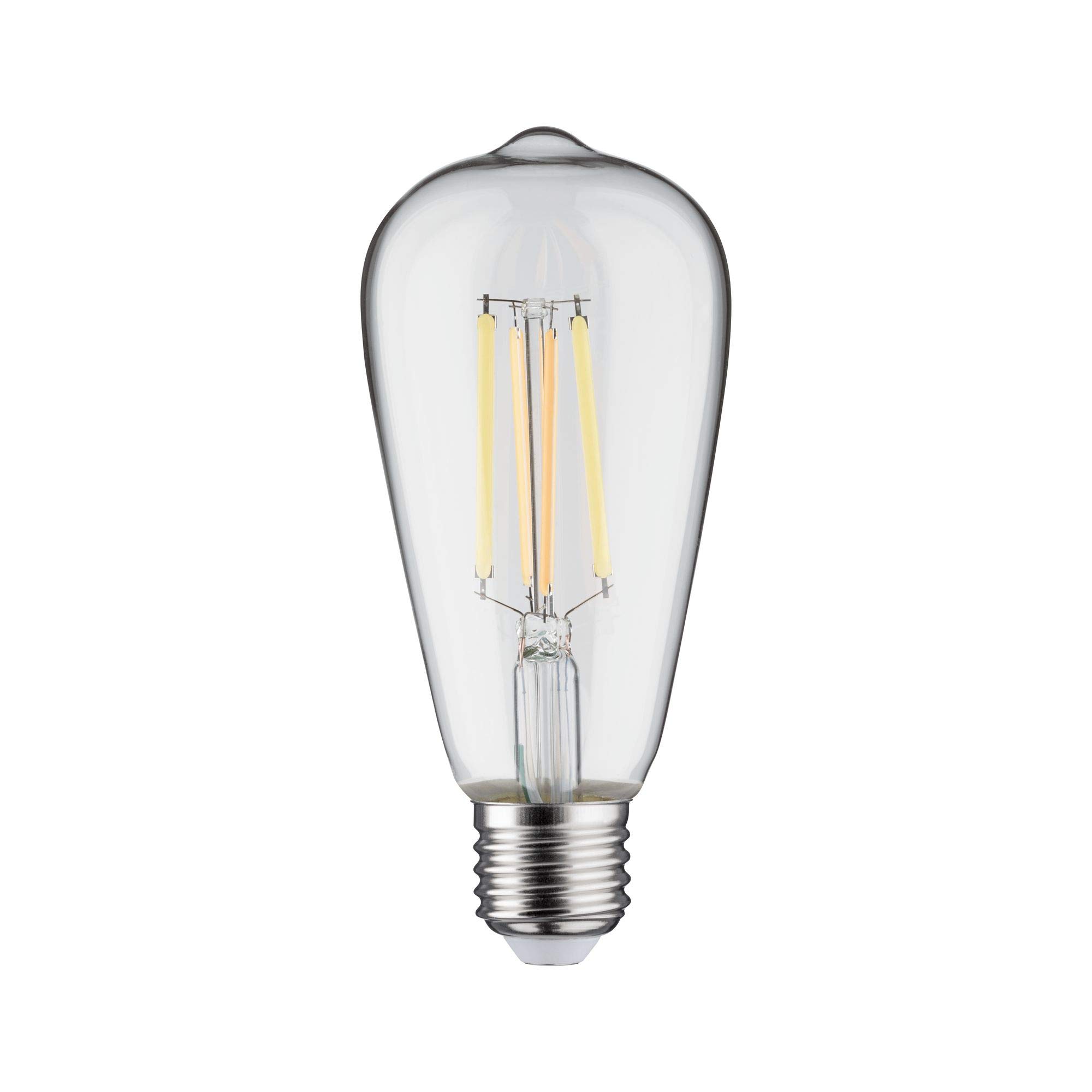Paulmann 50395 LED Lampe Filament ST64 Kolben Smart Home Zigbee Tunable White 7W dimmbar Klar Goldlicht bis Tageslichtweiß 2200-6500K E27