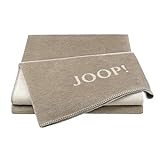 JOOP! Plaid Melange Doubleface | Sand-Natur - 150 x 200