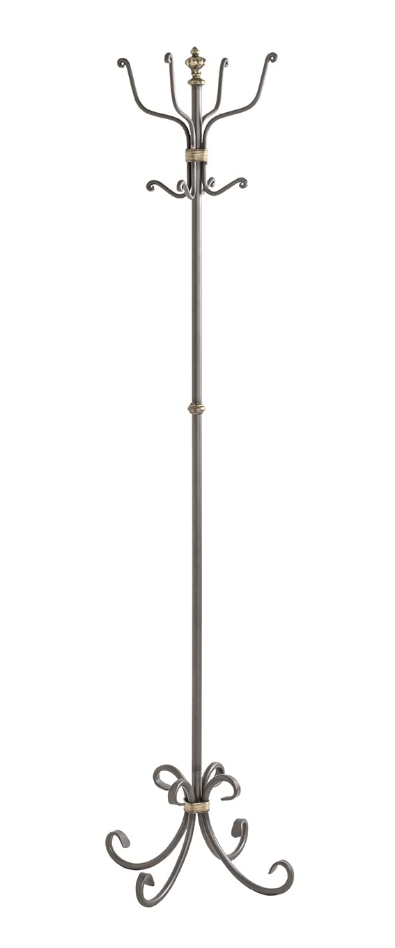 HAKU Möbel Garderobenständer, Metall, anthrazit, Ø 46 x H 180 cm