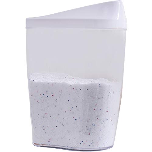 WANZSC Waschpulver Box kleine kleine transparente Behälter Lagertank Waschpulver Aufbewahrungsbox wx10181141