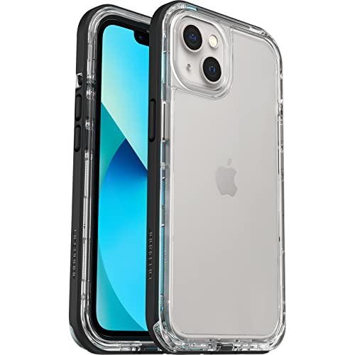 LifeProof für Apple iPhone 13, sturzgeschützte, schmutzabweisende und schneesichere Schutzhülle, Next Serie, Transparent/Schwarz