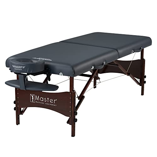 Master Massage 71cm NewPort Mobil klappbar Massageliege Massagebett Massagebank Kosmetikliege aus Holz-Königsblau