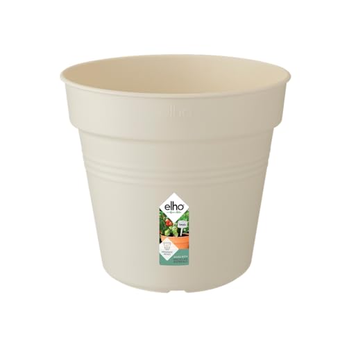 elho Green Basics Anzuchttopf 40 - Growpot für Züchten und Ernten - Ø 40.0 x H 37.0 cm - Weiß/Baumwolle