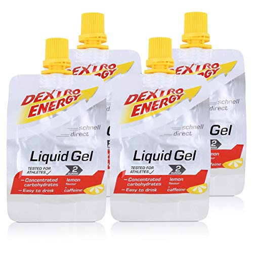 Dextro Energy Liquid Gel Lemon + Caffeine 60ml (4er Pack)