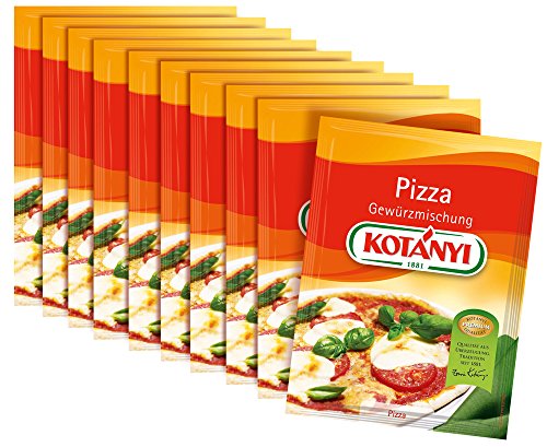 10er SET Kotanyi Pizza Gewürzmischung Brief zu je 21 g