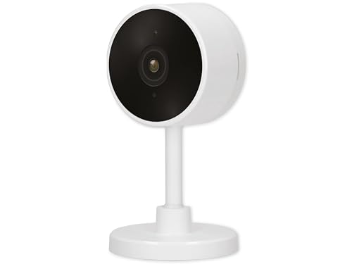 Alecto SMART-CAM10 - Smart WiFi Kamera, Domotica koppelbare IP Kamera - Weiß