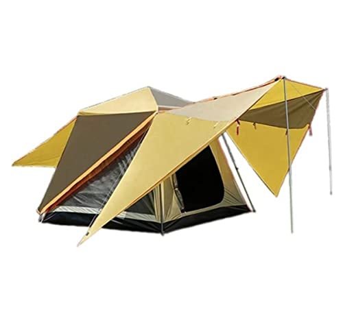 Zelte für Camping, Strandzelte, automatisches Pop-Up-Campingzelt für 3–5 Personen, mit Sonnenschutzbeschichtung, wasserdichtes Sofortzelt für Outdoor-Zelt, Familienzelte für Camping, Wandern, Reisen