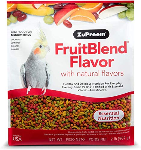 ZuPreem FruitBlend Geschmack mit natürlichen Aromen für mittelgroße Vögel