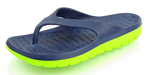 Fashy Zehensteg Badelatschen Livingston (blau, EU Schuhgrößensystem, Erwachsene, Numerisch, M, 40)