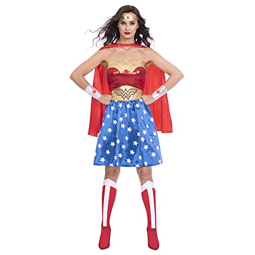 Amscan 9906148EU Wonder Woman Classic Kostüm, Größe 44-46