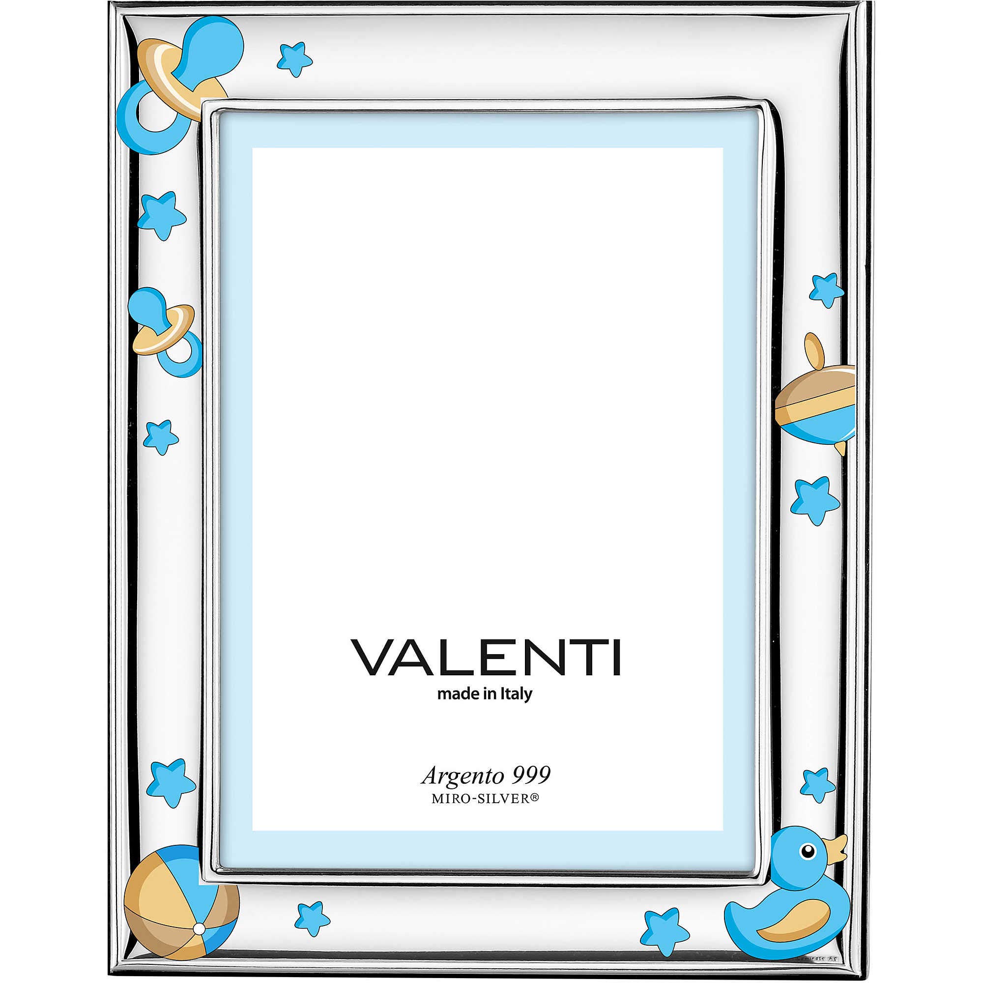 Valenti Argenti Bilderrahmen aus Silber, Größe 9 x 13 cm, klassisch Code 73181 3LC