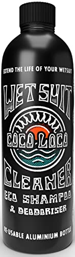 Dirtbusters Coco Loco Konzentriertes Reinigungs- und Desodorierungsshampoo für Neopren und Neoprenbekleidung - Tauchen/Surfen/Schwimmen - mit Eukalyptusduft - 250 ml (1)