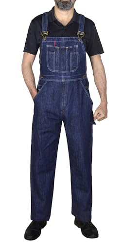 GREAT BIKERS GEAR - Jeans Latzhose Jeans Latzhose und Hosenträger Overall Pro Heavy Duty Workwear Pants