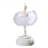 Guajave Ballerina Spieluhr Tanzendes Mädchen Schwanensee Karussell mit Feder als Geburtstagsgeschenk