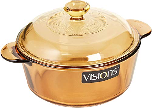 Visions 3733 Versa Pot mit Glas und Kunststoffdeckel, 0,8 L
