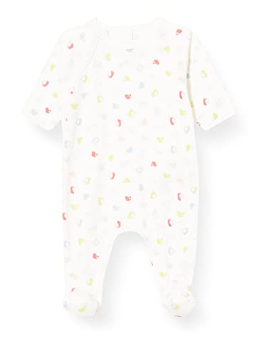 Petit Bateau Baby-Jungen A00A901 Nachthemd, Marshmallow/Multico, Naissance