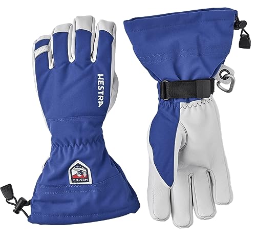 Hestra Armee Leder Heli Ski handschuh ROYAL BLUE 9