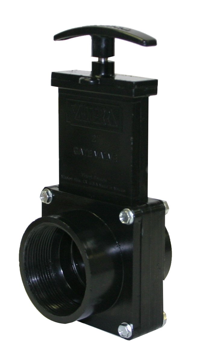 Valterra 7210 ABS-Absperrschieber, schwarz, 5,1 cm FPT x Spig