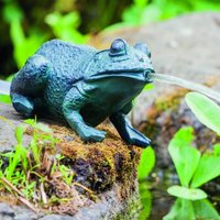 HEISSNER Teichfigur »Frosch«, mit Speierfunktion