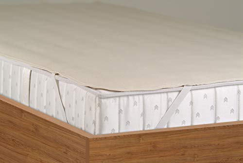 Badenia Bedcare Clima-Top Eco Matratzen-Auflage aus KBA-Baumwolle 80x200 cm