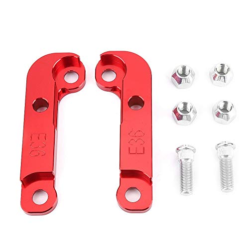 Suuonee Drift Lock, Aluminium Red Adapter zur Erhöhung des Lenkwinkels Etwa 25% Drift Lock Kit für E36