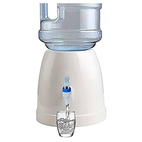 Wasserspender Mit Tap, Counter Top Mini-Trink Halter Wasserflaschen Spender Stehen Für Küchenhaus-Büro,White