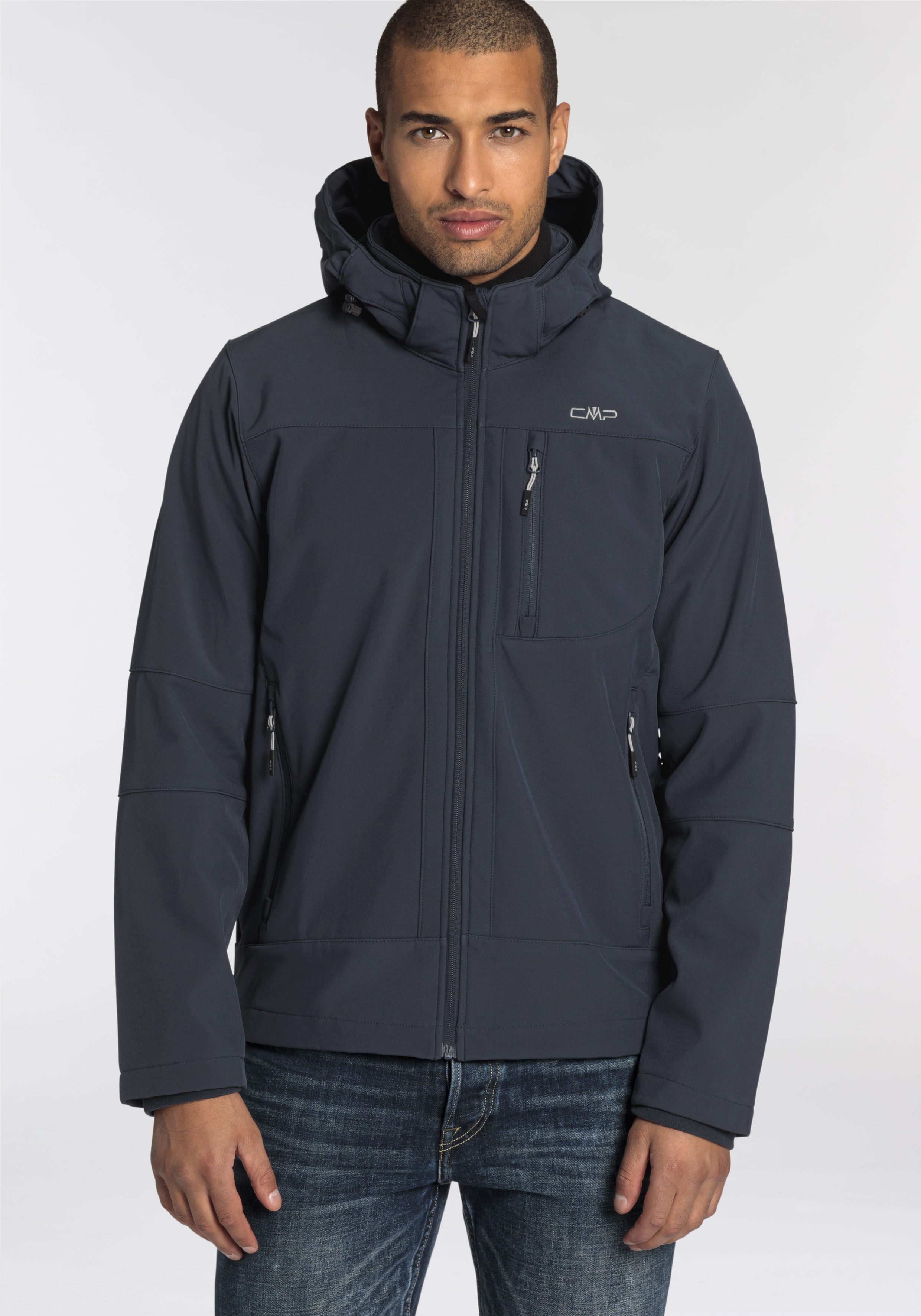 CMP Softshelljacke, mit Kapuze