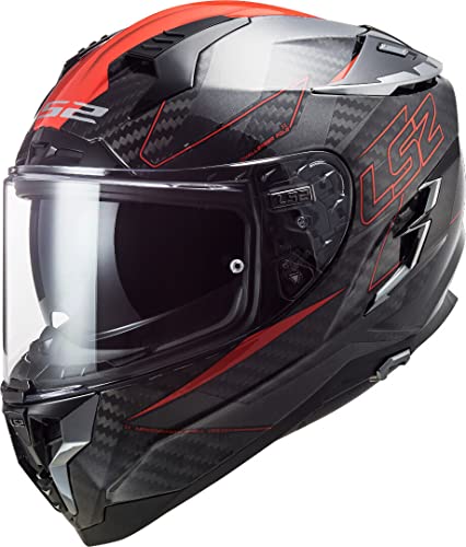 LS2 FF327 Challenger Fold Carbon Helm Rot S (55/56)