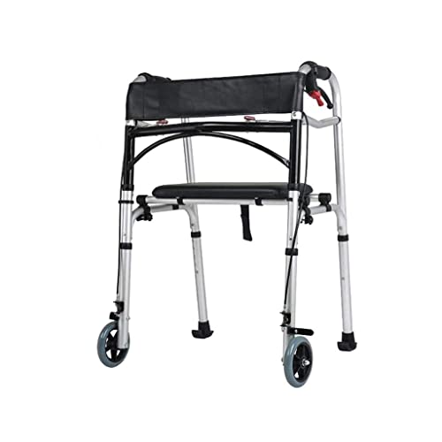 Rollator für Senioren, tragbar, faltbar, Rollator, leicht, Rollator, Mobilitätshilfe für ältere Menschen – einfach zu montieren