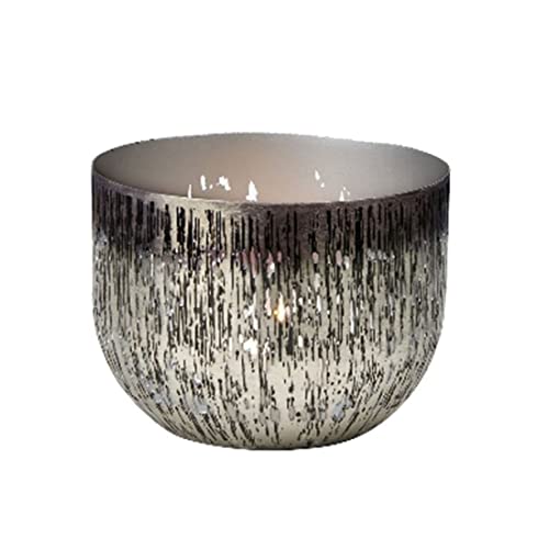 Lambert 41100 - Windlicht, Teelichthalter - Osako - Metall - Farbe: Bronze, Platin - (ØxH) 11 x 8 cm