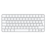 Apple Magic Keyboard mit Touch ID: Bluetooth, wiederaufladbar. Kompatibel mit Mac Computern Chip; Englisch (International), Weiße Tasten