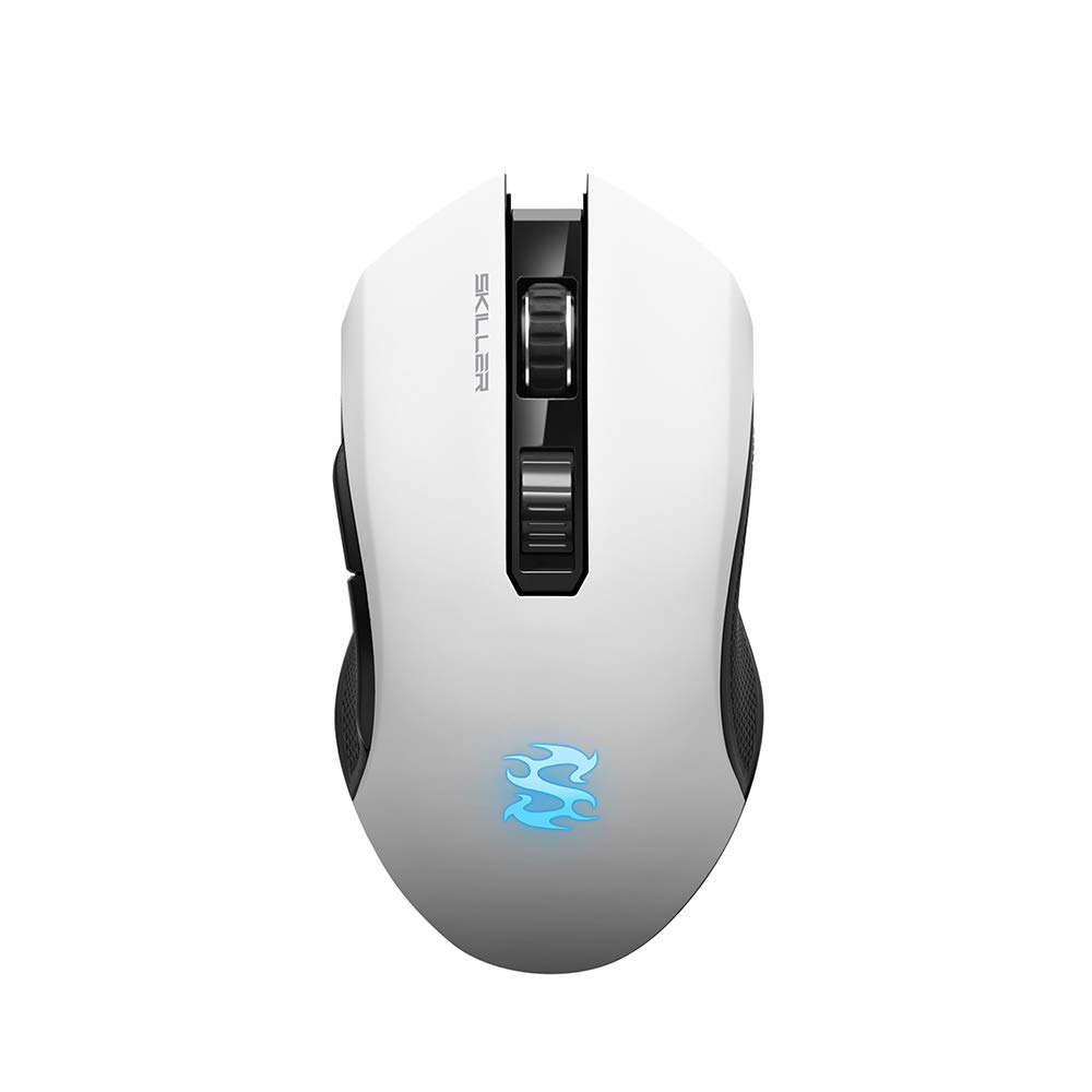 Sharkoon SKILLER SGM3 weiß, optische Gaming Maus, Dual Mode (Funk oder Kabelgebunden), RGB