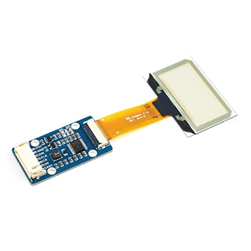 1.51inch Transparent OLED Compatible Raspberry Pi/Ardui/TM32, Display Light Blue Color, 128×64, SPI/I2C Interfaces