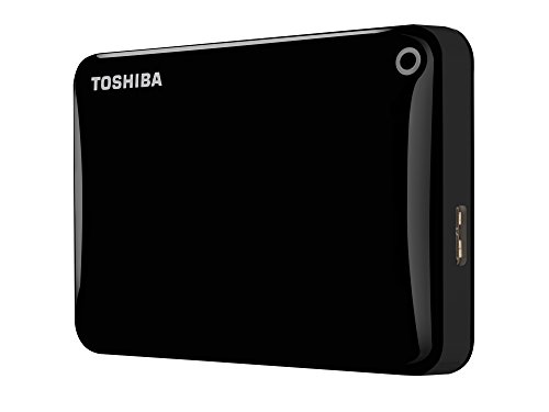 Toshiba Canvio Connect II 2 TB Mobile Festplatte (6,4 cm (2,5 Zoll) USB 3.0) schwarz
