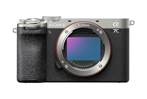 Sony Alpha 7C II | Spiegellose Vollformatkamera (kompakt, 33 MP, Echtzeit-Autofokus, 10 BPS, 4K Video, neigbarer LCD-Touchscreen) Silber