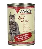 MAC's Katzenfutter Rind & Naturreis 12 X 400 g