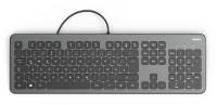 Hama Tastatur kabelgebunden 00182652 anthrazit, schwarz