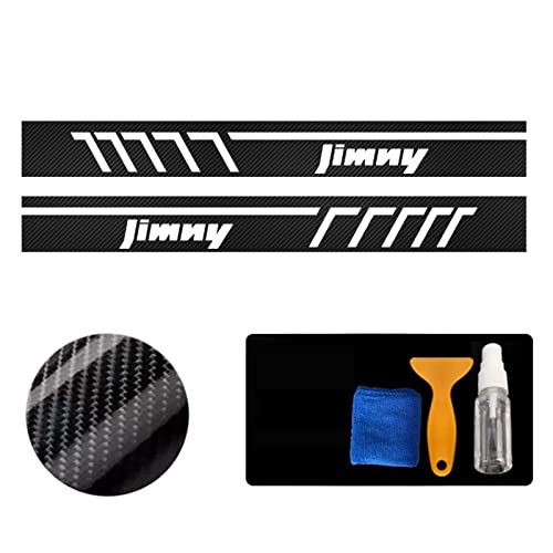 MIVLA 2 Stück Racing Style Autotür Seitenstreifen Aufkleber Vinyl Aufkleber, für Suzuki Jimny JB43 JB74 JB64 Offroad Zubehör